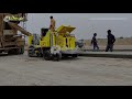 kerb divider laying machine