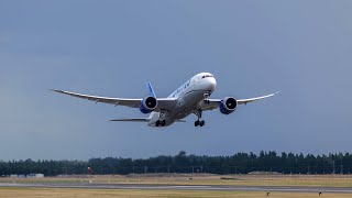 25 MINUTES of CLOUDY CLOSE UP 4K Plane Spotting at Christchurch Airport