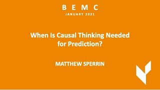 BEMC JAN 2021 - Matthew Sperrin - \