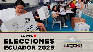 ELECCIONES ECUADOR 2025 - Sigue el minuto a minuto | Ecuavisa