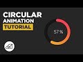 Circular Infographic Pie Chart Animation Tutorial, After Effects