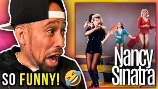 Nancy Sinatra - These Boots Are Made For Walkin' REACTION! These dance moves are REDIC lol...