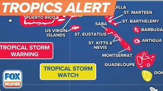 Tropical Storm Fiona: Tropical Storm Warnings Issued For Puerto Rico, U.S. Virgin Islands