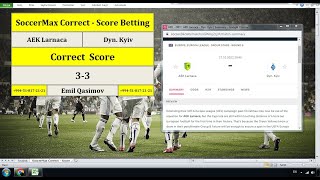 SoccerMax Correct - Score Betting Analysis 100%