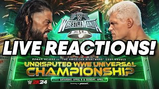 WWE WRESTLEMANIA XL NIGHT TWO LIVE REACTIONS! | WrestleTalk