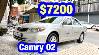 🚘🚘🚘Camry 02ឡានស្អាតតម្លៃល្អទិញយកទៅប្រើពិតជាមិនខកបំណងឡើយតម្លៃត្រឹមតែ$7200💶💶