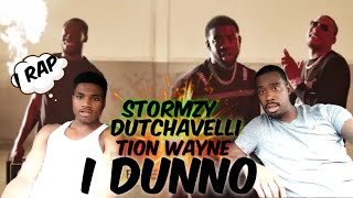 AMERICANS REACTS TO UK RAPPERS Tion Wayne x Stormzy x Dutchavelli - I Dunno