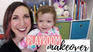 Playroom Declutter and Organization