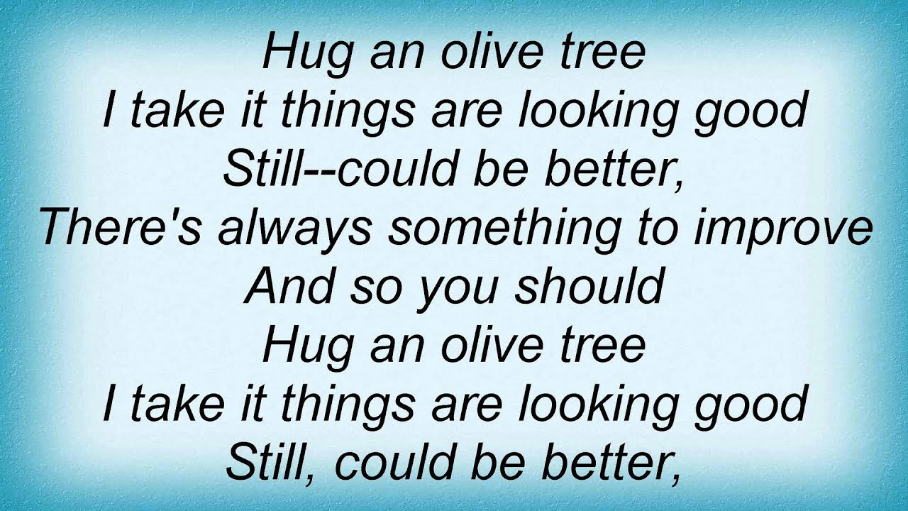 Basia - An Olive Tree Lyrics_1 - YouTube