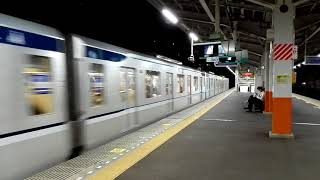 【東京地下鉄】13000系東武伊勢崎線(東武スカイツリーライン)谷塚駅到着