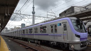 2021/08/07 【一番列車】 東武伊勢崎線 東京メトロ 18000系 18101F 曳舟駅 【半蔵門線】 | Tobu: Tokyo Metro 18000 Series Debut