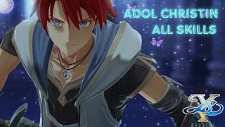 Ys Ⅹ -NORDICS- Adol Christin : ALL SKILLS