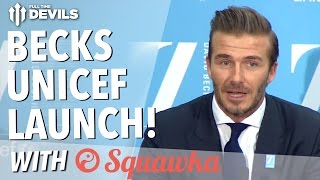 'Huge Respect' For Sir Alex | David Beckham UNICEF Press Conference