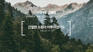 [예수님의사람들교회] 주일3부예배 2021.06.13