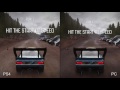 dirt rally ps4 xbox one pc graphics comparison