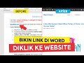 BISA DIKLIK! Cara Membuat Link di Word | Membuat Hyperlink di Microsoft Word