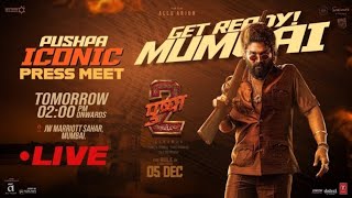 Pushpa ICONIC Press Meet in Mumbai LIVE |Pushpa 2 The Rule | Allu Arjun | Rashmika |Sukumar | DSP