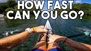 1:21/500m Rowing As Fast As Possible On The Water