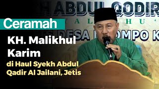 Ceramah KH. Malikhul Karim di Haul Syekh Abdul Qadir Al Jailani, Jetis