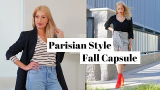 Parisian Style 10x10 Capsule Wardrobe- Fall 2021