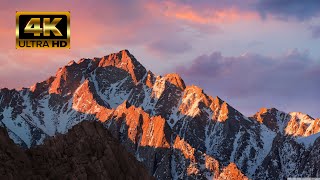 4K Mountains nature relaxing | relaxing and soothing music and video | for meditation and relaxation