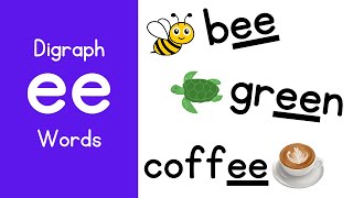 Digraph ee Words | Phonics Lesson for Kids | Phonics Reading