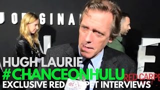 Hugh Laurie interviewed at the Red Carpet Premiere of "Chance" on Hulu