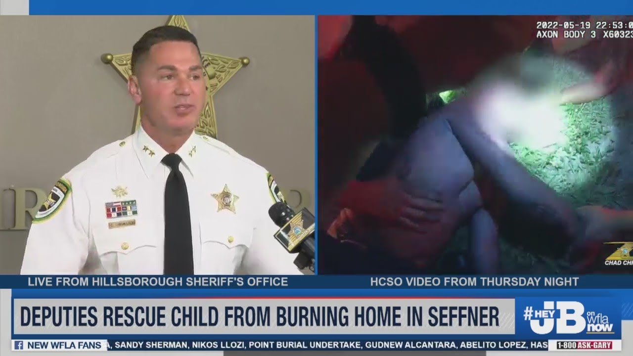 Deputies Save Boy From Burning Home, Sheriff Chronister Gives Update ...