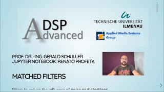 Advanced Digital Signal Processing using Python - 13 Matched Filters