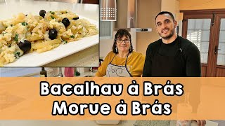 Recette de Bacalhau à Brás - Morue à Brás de Maria Rosa et Rodolphe (Ro et Cut)