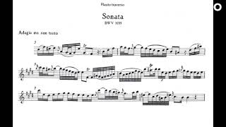 2021/05/09 Lesson Recordings -  JS Bach Flute Sonata BWV 1035 mvt1