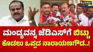 ಮಂಡ್ಯ ಟಿಕೆಟ್ ಬಗ್ಗೆ ನಾರಾಯಣಗೌಡ ಹೇಳಿದ್ದೇನು..? | Narayana Gowda About Mandya Lokasabha Election