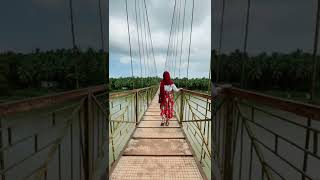 Cheroor Hanging Bridge 💙 #shorts #reels #tiktok #kasaragod #viralshorts