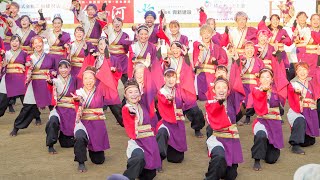 [4K] 岡山うらじゃ連 笑輝　うらじゃ 2019　中央町下田町公園演舞場 (中央)