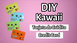 Paper Credit Card | Kawaii | Tarjeta de Crédito de papel |