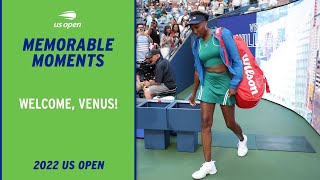 Venus Williams Takes to Court | 2022 US Open