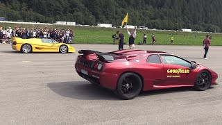 Lamborghini Diablo SVR vs Ferrari F50 vs Bugatti EB110