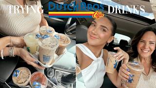 trying the most popular DUTCH BROS COFFEE drinks + my subscribers orders  ☕