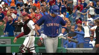 MLB17: The Show. (PS4 Pro) Season Mode (Mets). Game 129. Mets @ Nationals. Harvey Vs. Strasburg