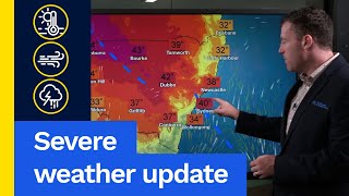 Severe Weather Update 28 January 2025: Heatwaves, damaging winds and severe storms in NSW today