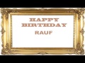 Rauf   Birthday Postcards & Postales - Happy Birthday