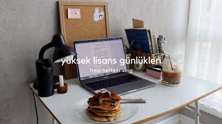 yüksek lisans günlükleri: hacettepe'de final haftası (72h study vlog)