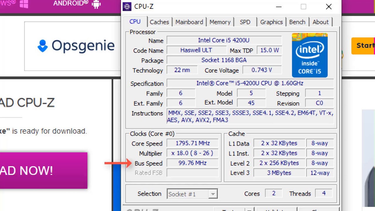 Use CPU-Z To Find All Information About Your Laptop | Desktop | Part 1 ...