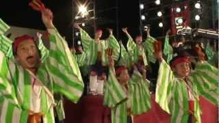 上町よさこい鳴子連さん　2012年よさこい祭り 後夜祭