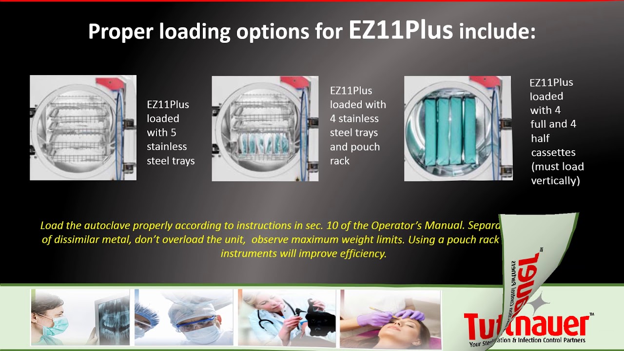 Operating The Tuttnauer Ezplus Autoclave Youtube