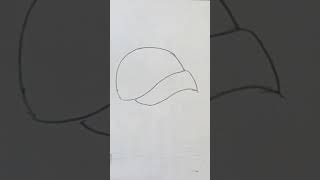 how to draw a girl hat easy steps by step | farjana drawing academy #cap #hat #viral #draw #shorts
