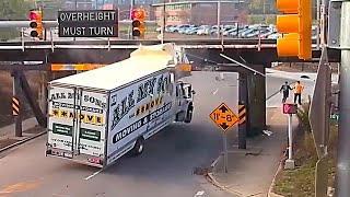 15 Minutes of Trucks Crashing Into Bridges