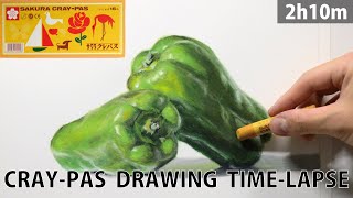 No.135 Cray-pas Drawing Time Lapse Demo 