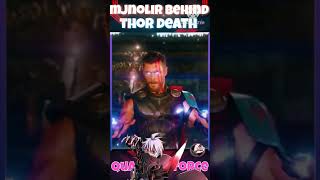 Thor Will die Because Of Mjnolir 😨💔 // #thor #marvel #shorts
