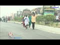 ambulance stucked in traffic public clear traffic for ambulance adilabad v6 news